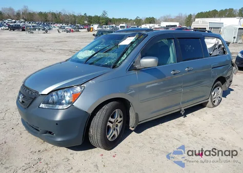 2006 Honda Odyssey Ex-L z USA, uszkodzony, nr VIN 5FNRL387X6B108220
